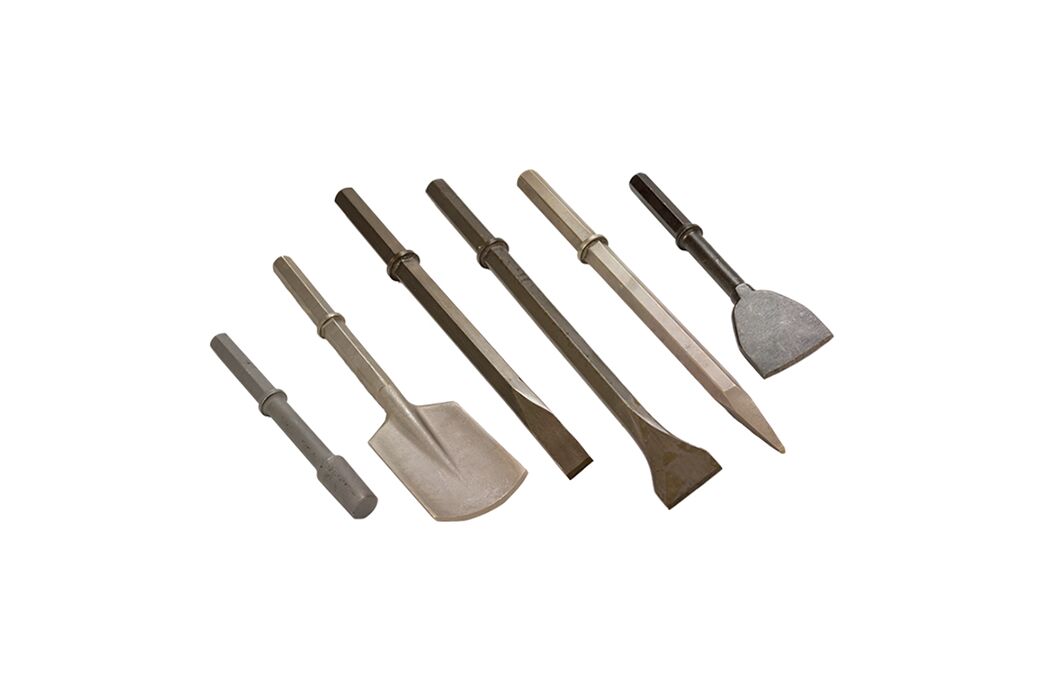 Handheld breaker steels