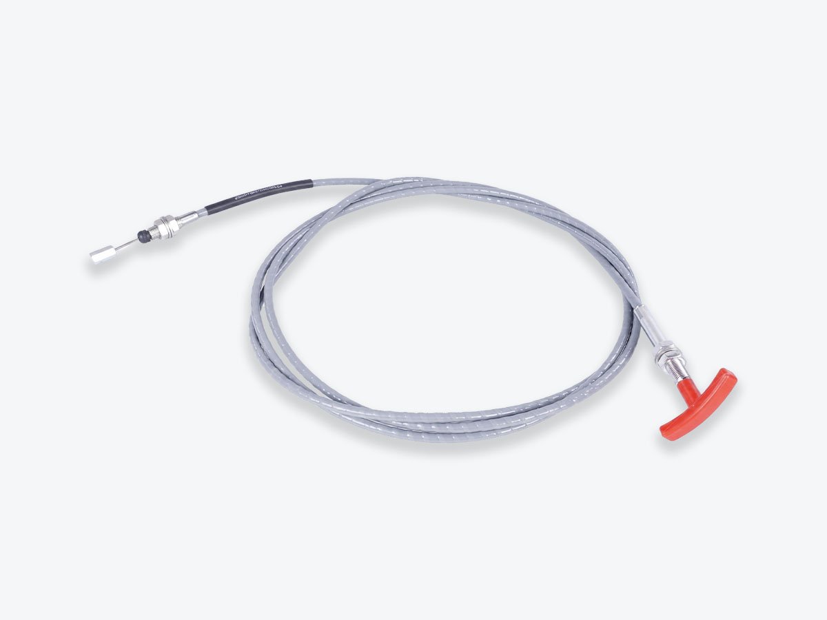 JCB lowering cable