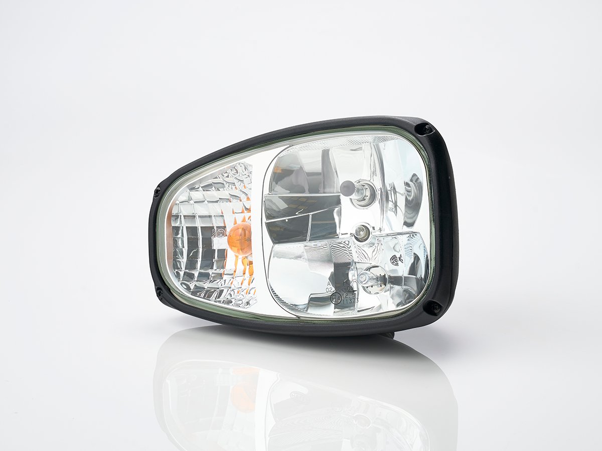 12V Left-Hand Dip Headlamp, Right-Hand Mount